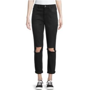 NO BOUNDARIES Destructed Mom Jeans | Size 15